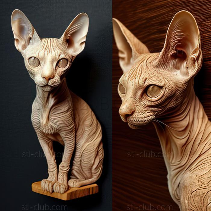 st Cornish Rex cat